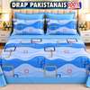 Drap pakistanais 100% coton double motif floral thumb 6