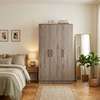 Armoire 4 portes bois naturel chêne clair moderne thumb 1