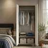 Armoire de rangement 2 batant en bois avec pieds thumb 0