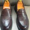Mocassin cuir marron confortable semelle épaisse thumb 5