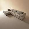 Canapé d'angle beige 4-5 places design moderne "NEUF" thumb 0