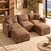 Salon canape convertible modulable thumb 0