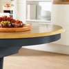 Table extensible bois massif pieds noirs moderne thumb 5