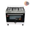 CUISINIERE ASTECH 5FEUX 90X60+FOUR A GAZ FULL OPTION GRIS thumb 1