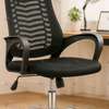 Chaise bureau ergonomique noire dossier maille réglable thumb 2