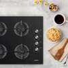 PLAQUE 4FEUX ENCASTRABLE KUMTEL 60X60 A GAZ NOIR thumb 0