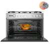 CUISINIERE HISENSE 5FEUX 90X60 A GAZ GRIS HFG90335RX thumb 2