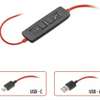 Casque USB mono micro flexible volume intégré thumb 3