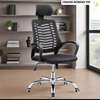 Chaise gamer bureau ergonomique noir blanc avec coussin thumb 6