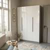 Armoire blanche 4 portes  tiroirs design moderne thumb 2