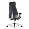 Chaise bureau ergonomique cuir noir dossier haut thumb 1