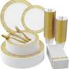 Service de table en plastique 175 pcs/prix en gros thumb 0