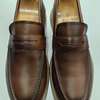 Chaussures mocassins cuir Marron ou confort durable thumb 1