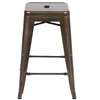 Tabouret vintage en métal thumb 3