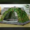 Tente camping 2 places dôme vert et orange imperméable thumb 1