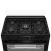 CUISINIERE 5FEUX BEKO 90X60 A GAZ NOIR BGGR11225GB thumb 2