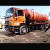 Renault camion citerne 6 roues orange liquide industriel thumb 0