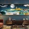 Tableau horizontale  lumineux panoramique moderne thumb 0