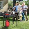 Cuisinière à double brûleur en fonte pour cuisine extérieur thumb 1