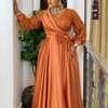 Robe soirée satin thumb 1