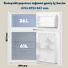 REFRIGERATEUR 87LITRES KUMTEL 2PORTES BLANC HTMF-90EW thumb 3