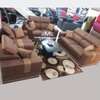Salon 7places en similicuir et en tissu thumb 4