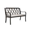 Banc de jardin avec structure en alu, avec coussin thumb 2