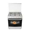 CUISINIERE ASTECH 6FEUX 80X60 A GAZ AVEC FOUR A GAZ INOX thumb 0