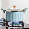 Casserole antiadhésive aluminium avec couvercle verre thumb 0