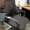 Chaise bureau ergonomique noire avec accoudoirs réglables thumb 1