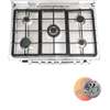 CUISINIERE ASTECH 5FEUX 90X60+FOUR A GAZ FULL OPTION GRIS thumb 2