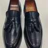 Mocassins cuir marron ou noir pompons homme confort thumb 0
