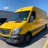 Mercedes Sprinter fourgon utilitaire jaune grande capacité thumb 2