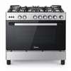 CUISINIERE MIDEA 5FEUX 90X60 A GAZ INOX 90LMG5G028I thumb 1