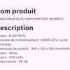 Climatiseur Elactron Portatif 9000BTU thumb 1