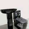 Ensemble toilette et lavabo blanc design moderne thumb 3