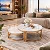 TABLE BASSE ENSEMBLE 2PIECES 80X60CM thumb 0