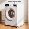 Support frigo 2 barres roulettes pivotantes métal thumb 0