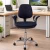 Chaise Bureau Ergonomique Noire Réglable thumb 2