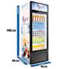 Réfrigérateur vitrine Roch 260 l thumb 1