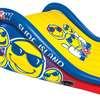 Aire de jeux aquatique gonflable avec glissade thumb 3