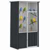 Cage à oiseaux - perchoirs à oiseaux - anthracite 1 thumb 1