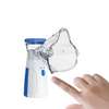 Inhalateur nébuliseur portable blanc et bleu léger thumb 2