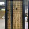 Porte d'entrée moderne métal bois gris anthracite sécurisée thumb 1