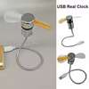 MINI-VENTILATEUR USB  AVEC HORLOGE LED thumb 2