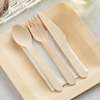 Kit de couverts jetables en bois + mouchoir thumb 0