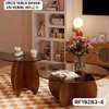 Table basse 2pcs en bois desous verre thumb 2
