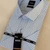 Boss chemise rayée fines rayures blanc thumb 4
