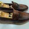 Chaussures mocassins cuir Marron ou confort durable thumb 0