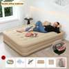 Matelas gonflable double 200x150 cm avec pompe intégrée thumb 0